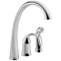 Delta Faucets #4380DST Chrome Waterfall Series ADA Lever Kitchen Faucets