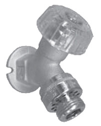 thumbnail image 2 of Woodford Model 24 Chrome Wall Faucet - Anti-Siphon Irrigation Faucet With 1/2 Inch Inlet 2 of 13