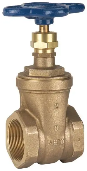 Nibco #T-133 3/4" 150# Bronze Non-Rising Stem Gate Valve - FNPT
