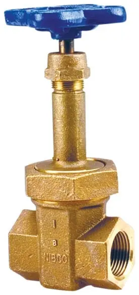 Nibco #T-174-A 3/8" 300# Bronze Gate Valve - FNPT