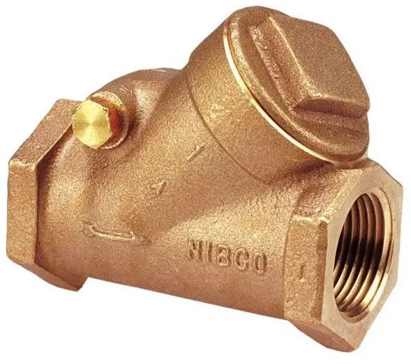 Nibco #T-433-B 1-1/4" 150# Bronze Check Valve - FNPT