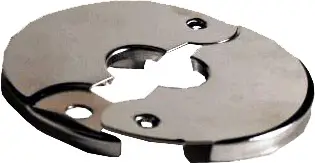 Pegasus #F03-150 1-1/2" Chrome Floor & Ceiling Plates Heavy Gauge with Springs - Copper Tube Size