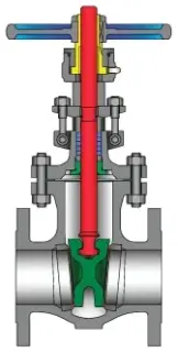 Powell #1503FE 3in Cast Steel OS&Y Gate Valve 150LB - Flanged
