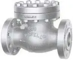 Powell #1561FE 2in Cast Steel Swing Check Valve - Flanged