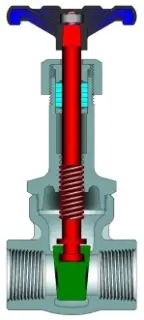 Powell #1832 1/2" SS316 200LB Gate Valve - FNPT