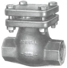 Powell #2341 2in SS316 200LB Swing Check Valve - FNPT