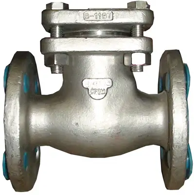Powell #2342 1-1/2" SS316 150LB Swing Check Valve - Flanged