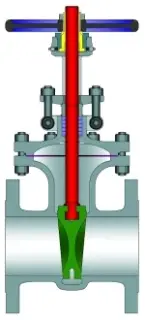 Powell #2456 4in SS316 150LB Gate Valve - Flanged