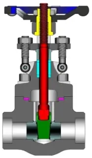 Powell #3003FE 3in 300LB OS&Y Gate Valve - Flanged