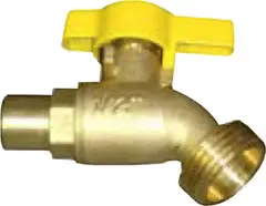 Raven #12BDBT 1/2" Boiler Drain Valve - MNPT x Sweat