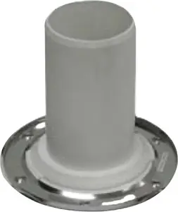 Raven #PVC4325SS 4" x 3" PVC Closet Flanges With Stainless Steel Ring (Hub)