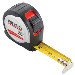 Ridgid #20213 16' Locking Steel Tape
