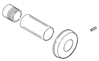 Sloan Valves #3308782 1" Flushometer Sweat Solder Kit