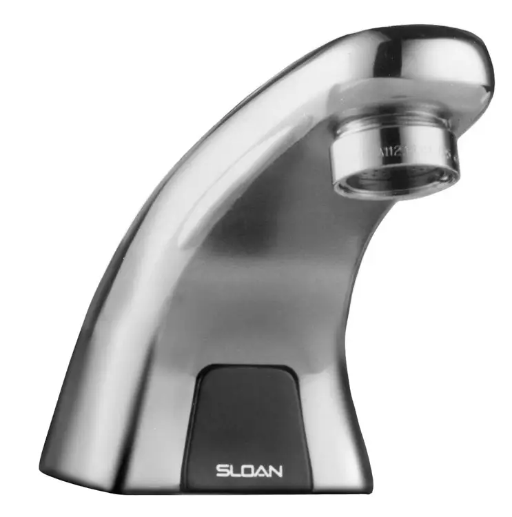 Sloan Valves #EBF615-4 Chrome Single Hole Battery Powered Electronic Lavatory Faucet