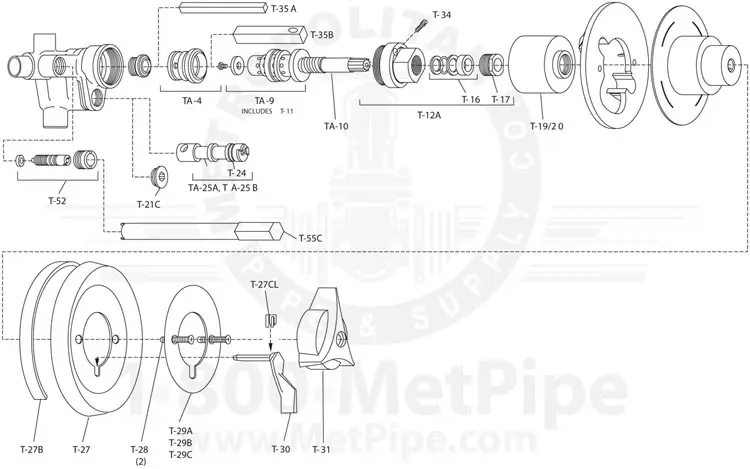 Symmons #T-27 Escutcheon