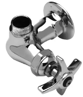 T&S Brass #B-0210-LN 1-Handle Wall-Mount Mixing Faucets