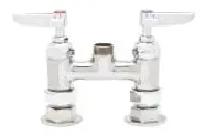 T&S Brass #B-0225-LN 2-Handle Deck-Mount Mixing Faucets
