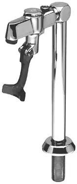 T&S Brass #B-1210 Pedestal Push-Back Single Glass Filler
