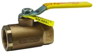 Apollo #70-109-01A 2-1/2" Bronze Ball Valve with Standard Lever Handle - FNPT