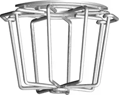 Tyco #56-938-1-001 Royal Flush II Concealed Pendant Sprinklers Red Guard Cage
