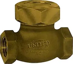 United #50T 1in Spring Loaded Lift Check Valve 200# - FNPT