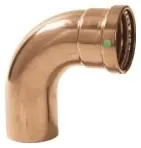 4" - Viega Copper ProPress #20648 CXFTG Street 90-Elbow XL-C