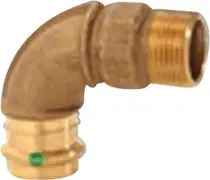 3/4" x 3/4" - Viega Copper ProPress #77507 CXM Male 90-Elbow