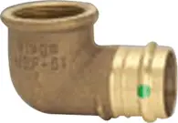 1" x 1" - Viega Copper ProPress #77552 CXF Female 90-Elbow