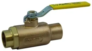 Apollo #70-204-01 3/4" Bronze Ball Valve with Standard Lever Handle - Sweat