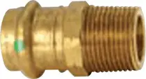 1-1/4" x 1-1/4" - Viega Copper ProPress #77857 CXM Male Adapter