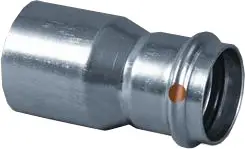 1-1/2" x 1/2" - Viega Stainless Steel ProPress #85190 304 Reducer