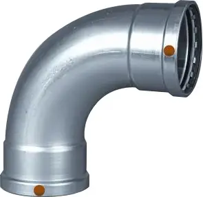 4" - Viega Stainless Steel ProPress #85440 XL-S 304 90-Elbow
