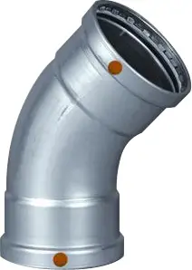 4" - Viega Stainless Steel ProPress #85485 XL-S 304 45-Elbow
