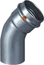 1-1/2" - Viega Stainless Steel ProPress #85555 304 Street 45-Elbow