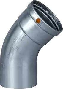 2-1/2" - Viega Stainless Steel ProPress #85565 XL-S 304 Street 45-Elbow