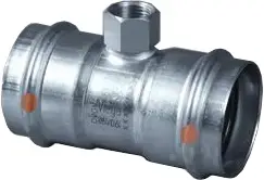 1-1/2" x 3/4" - Viega Stainless Steel ProPress #85900 304 Tee