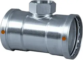 2-1/2" x 3/4" - Viega Stainless Steel ProPress #85950 XL-S 304 Tee