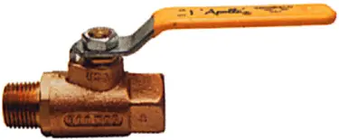 Apollo #70-801-01 1/4" Bronze Ball Valve - MNPT x FNPT