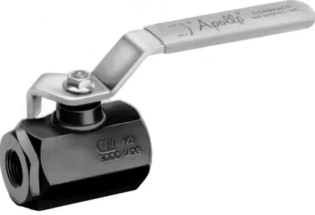 Apollo #72-108-01 2in Carbon Steel High Pressure Ball Valve with Lever Handle - FNPT