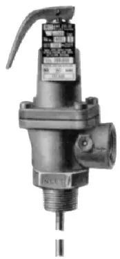 Watts Valves #0153614 3/4" ASME Automatic Reseating TT&P ValveP Valve ASME (MNPT Inlet x FNPT Outlet) 40L-3