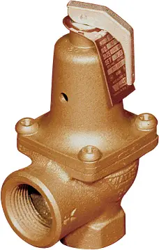 Watts Valves #0274598 3/4" ASME Hot Water Boiler Relief Valve (FNPT Inlet x Outlet - Drain) 75LB 174A