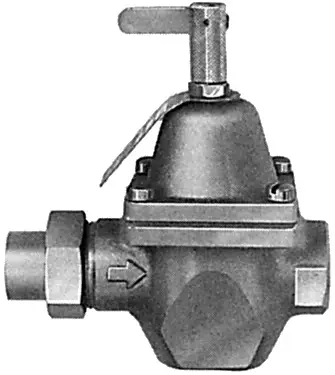 Watts Valves #0322825 3/4" Feed Water Pressure Regulator and Dual Controls for Hot Water Boilers N256