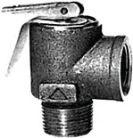 Watts Valves #0342608 3/4" ASME Steam Safety Relief Valve (MNPT Inlet x FNPT Outlet - Drain) 8 PSI 315