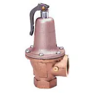 Watts Valves #0383025 1-1/4" ASME Iron Body Water Pressure Safety Relief Valve (FNPT Inlet x Outlet - Drain) 40LB 740