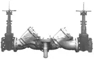 Watts Valves #0385801 4" RPZ Backflow Preventer - Cast Iron Sizes 2-1/2" - 10" 909-LF