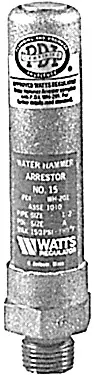 Watts Valves #0750060 1" Water Hammer Arrestors (MNPT) 15M2-C