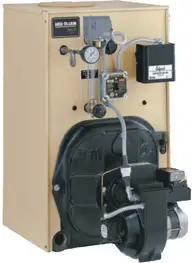 Weil-Mclain P-SGO-4 Series 3 - Oil-Fired Steam Boiler with Tankless Heater Opening