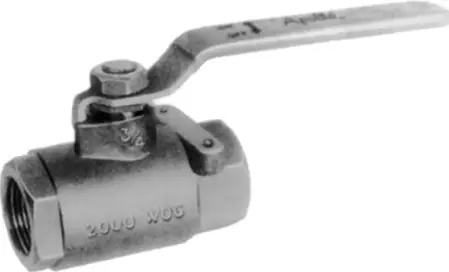 Apollo #76-108-01 2in Stainless Steel Standard Port Ball Valve with Standard Lever Handle - FNPT