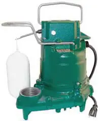 Zoeller Pumps #M59 1-1/2" Effluent Sump, Dewatering Pump