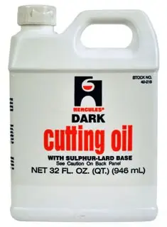 Hercules #40215 1 Qt Cutting Oil - Dark